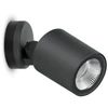 16W LED sieninis šviestuvas NOA 100 WALL, antracito sp., 3000K, 60°, IP66, dimeriuojamas