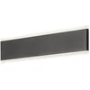 16W LED sieninis šviestuvas RAIL, juodas, 3000K, 01-2299