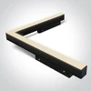 16W LED šviestuvas į magnetines sistemas MINI/MIDI, juodas, 3000/3500/4000K, 48V, 120°, 42100EA/B/V