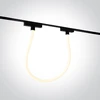 16W LED šviestuvas į magnetines sistemas FLAT, juodas, 3000K, 48V, 43128FA/B/W
