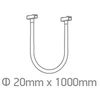 16W LED šviestuvas į magnetines sistemas FLAT, juodas, 3000K, 48V, 43128FA/B/W