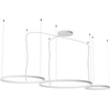 176W LED pakabinamas šviestuvas ORION, baltas, 2700/3000/4000K, dimeriuojamas, 01-3882