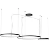 176W LED pakabinamas šviestuvas ORION, juodas, 2700/3000/4000K, dimeriuojamas, 01-3885