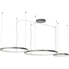 176W LED pakabinamas šviestuvas ORION, nikelio sp., 2700/3000/4000K, dimeriuojamas, 01-3884