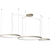 176W LED pakabinamas šviestuvas ORION, rusvas, 2700/3000/4000K, dimeriuojamas, 01-3883
