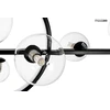 17W LED + 10xG9 pakabinamas šviestuvas ALURE LINE TWIN 120, juodas, 3000K, lemputės parduodamos atskirai