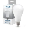 17W LED lemputė GS, E27, balta, 4000K, 180°