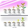 17W LED linijinis šviestuvas augalų auginimui GROWLY, baltas
