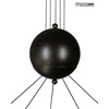 17W LED pakabinamas šviestuvas OCTO 5, juodas, 3000K