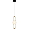 17W LED pakabinamas šviestuvas SHINY, baltos/juodos/bronzos sp., 3000K, 4303900