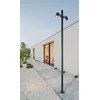 17W LED pastatomas lauko šviestuvas, juodas, 3000K, IP65, E405