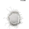 17W LED sieninis šviestuvas SPLASH M, sidabro sp., 3000K