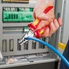 Knipex 180 mm laidų antgalių užspaudimo replės