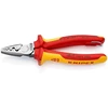 Knipex 180 mm laidų antgalių užspaudimo replės