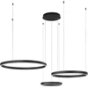 180W LED pakabinamas šviestuvas AKROBAT, juodas, CCT