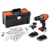 Black & Decker juodas+decker 18V BCD383D2TA Juodas+DECKER drill/driver