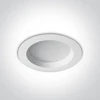 18W LED įleidžiamas šviestuvas, baltas, 4000K, 10118B/W/C