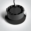 18W LED įleidžiamas šviestuvas, juodas, 3000/3500/4000K, 10118DX/B/V