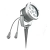 18W LED įsmeigiamas lauko šviestuvas IRIDE, sidabro sp., RGB, dimeriuojamas, IP65