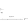 18W LED linijinis šviestuvas, baltas, 6000K, 38118LA/D