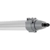 18W LED linijinis šviestuvas DAMP PROOF MAX 600, pilkas, 4000K, IP69, su 3h avariniu moduliu