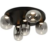 18W LED lubinis šviestuvas, juodos/pilkos sp., 3000K, 2616