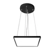 Italux 18W LED pakabinamas šviestuvas BASTIA, juodas, 2800/4000/6000K