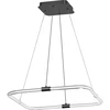18W LED pakabinamas šviestuvas TETRAGON, tamsiai pilkas, 3000K, dimeriuojamas