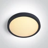 Lubinis šviestuvas 18W LED paviršinis šviestuvas, juodos sp., 2800/3300/4000K, 230mm, UGR19, 62020BU/B/V