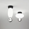 Lubinis šviestuvas Ideal Lux 18W LED paviršinis šviestuvas LUMIERE, baltos/juodos sp., 3000K, 314228