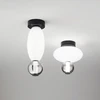 Lubinis šviestuvas Ideal Lux 18W LED paviršinis šviestuvas LUMIERE, baltos/juodos sp., 3000K, 314235