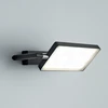 18W LED sieninis šviestuvas BOOK, juodas