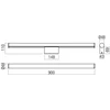 18W LED sieninis šviestuvas KALI, chromo sp., 3000/4000K, IP44, 01-3281