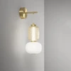 18W LED sieninis šviestuvas TOTEM, aukso sp., 3000K