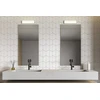 Sieninis šviestuvas 18W LED sieninis veidrodžio šviestuvas ALDO, chromo/baltos sp., 3000/4000K, IP44, A3432170C