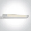 Sieninis šviestuvas 18W LED sieninis vonios šviestuvas, baltas, 3000/3500/4000K, IP44, 38118C/W/V