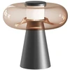 18W LED stalo šviestuvas, juodos/rudos sp., 3000K, dimeriuojamas, 25276