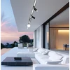 18W LED šviestuvas, montuojamas į NOVO bėgelį, baltas, 48V, 3000K, IP65, 02/1202-2
