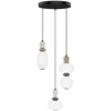 19W LED pakabinamas šviestuvas GEMMA, juodos/pilkos/rudos/baltos sp., 3000K, 4331000