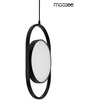 19W LED pakabinamas šviestuvas SPINNER 26, juodas, 3000K