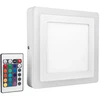 Lubinis šviestuvas Ledvance 19W šviestuvas su nuotoliniu valdymu LED COLOR + Baltas SQ, baltas, 3000K