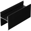 1m LED juostos profilis COMBO30-01, juodas