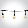 1W LED girlianda, 12xLEDs, IP67, 8,5m, su saulės baterija, 0996/B