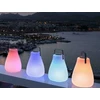 1W LED įkraunamas šviestuvas KURBY 38, baltas, 3000/6500K/RGB, IP65, su USB jungtimi, dimeriuojamas