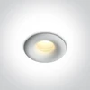 1W LED įleidžiamas šviestuvas, baltas, 3000K, 10101L/W/W