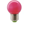 1W LED lemputė, rožinė, E27