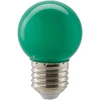 1W LED lemputė, žalia, E27