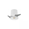 1x6W LED įleidžiamas šviestuvas, baltas, 3000K, IP44, S171