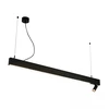 1x7W+32W LED pakabinamas šviestuvas, juodas, 3000K, 23254
