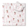 2 dalių kūdikio patalynės komplektas Blossom Fairies su Teddy pagalvėle